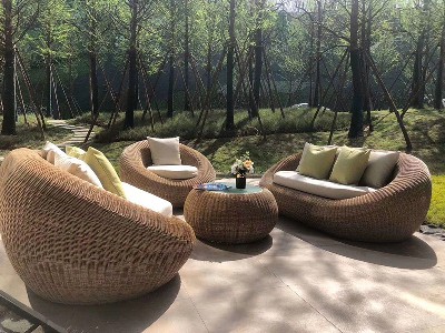 Rattan sofa 7