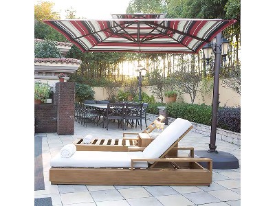 Solid wood deck chair 1