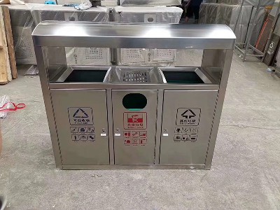 Stainless steel dustbin 1