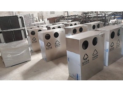 Stainless steel dustbin 6