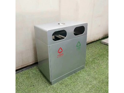 不锈钢烤漆垃圾桶