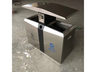 Stainless steel dustbin 8