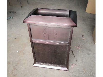 Stainless steel dustbin 16