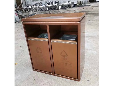 Steel trash bin 6
