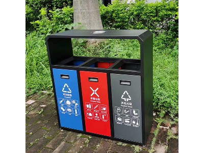 Steel structure garbage bin 9