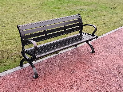 Park chair with back