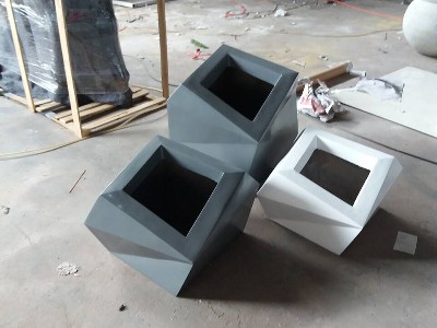 Glass fiber reinforced plastic flower bowl 8