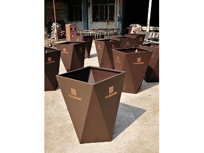 Steel structure flower bowl 1