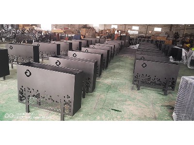 Steel structure flower box 10
