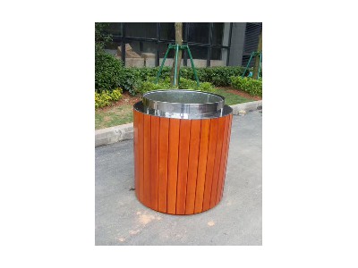 Flower bowl with steel and wood structure 1