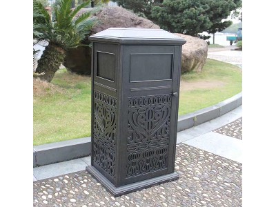 Cast aluminum dustbin 3