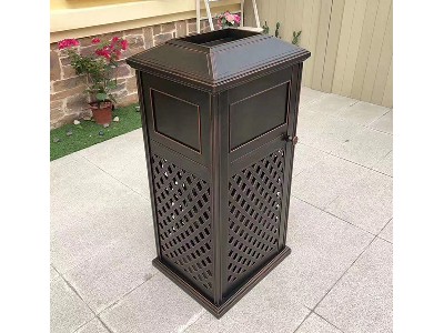 Cast aluminum dustbin 4